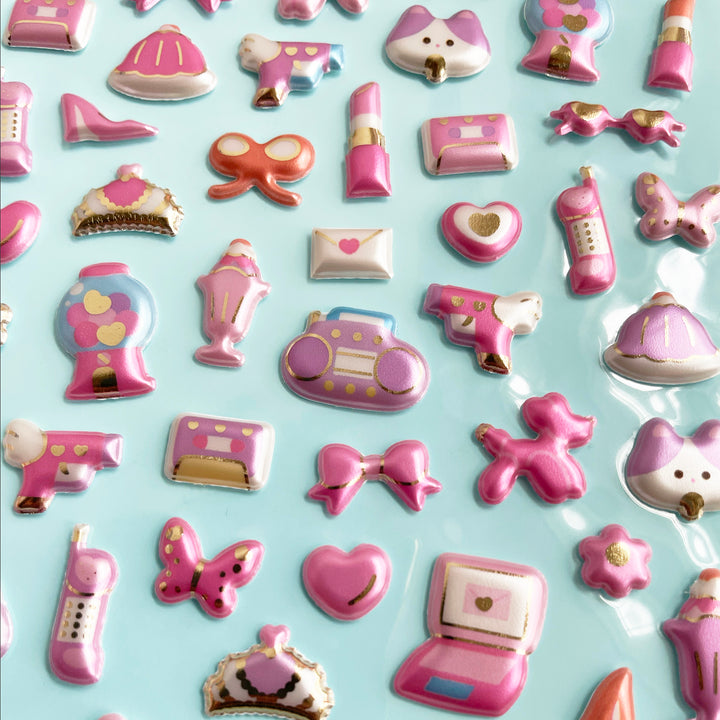 Marshmallang Puffy Stickers