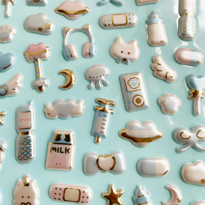 Marshmallang Puffy Stickers