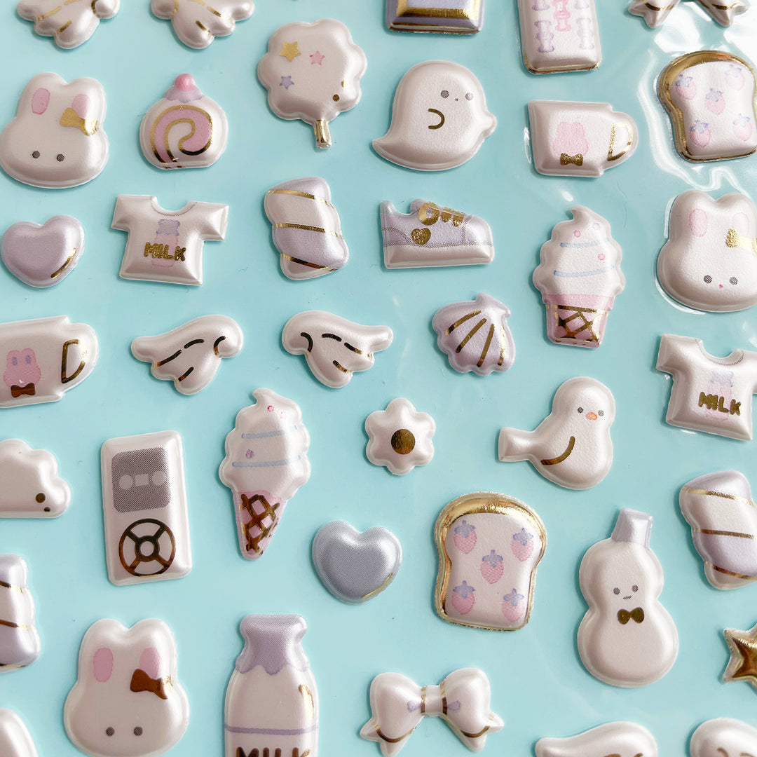 Marshmallang Puffy Stickers