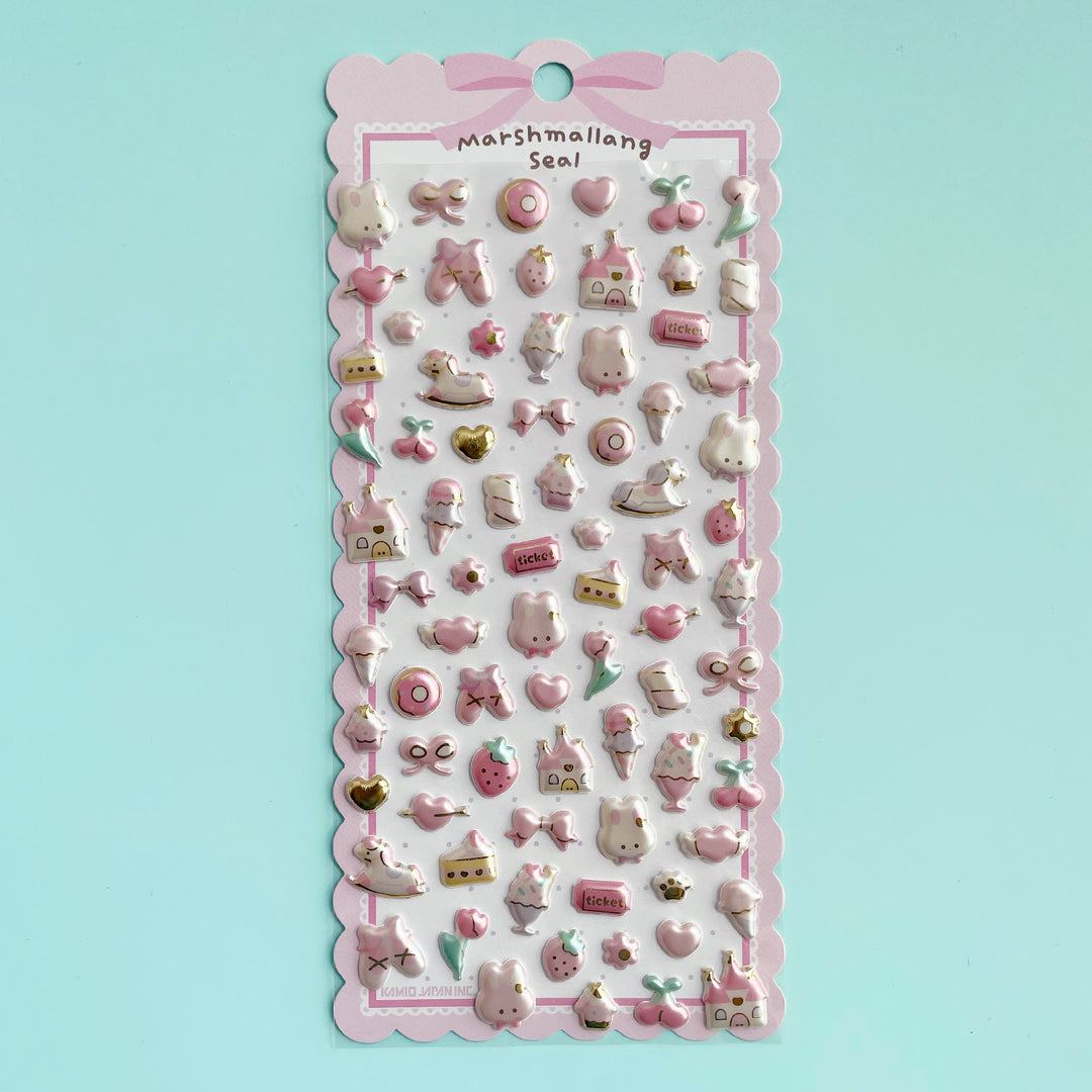 Marshmallang Puffy Stickers