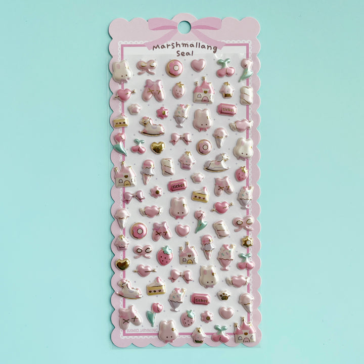 Marshmallang Puffy Stickers