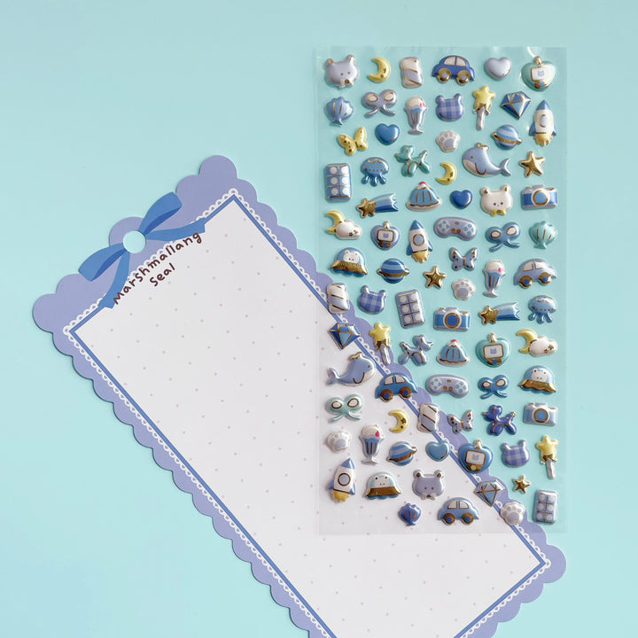 Marshmallang Puffy Stickers