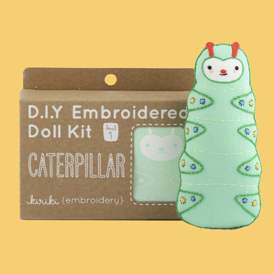 Caterpillar Embroidery Kit