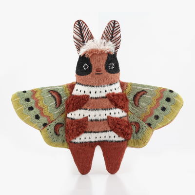 Moth Embroidery Kit
