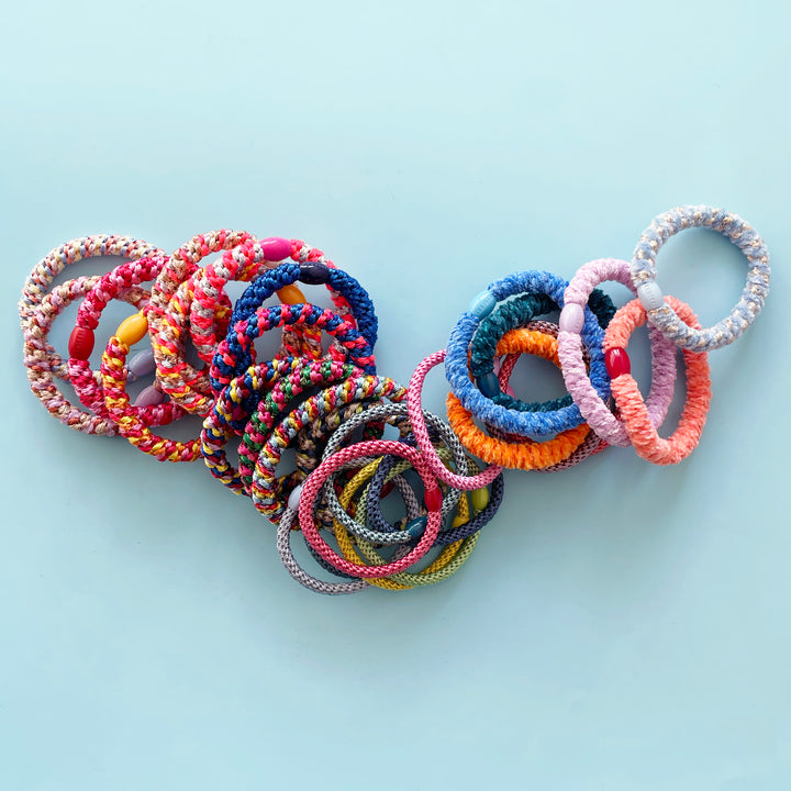 Colorful Patterns Hair Tie Bracelet Singles