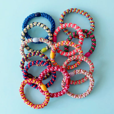 Colorful Patterns Hair Tie Bracelet Singles