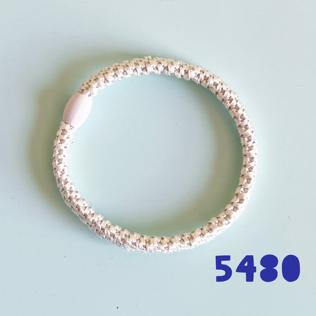 Thin Rainbow Hair Tie Bracelet Singles