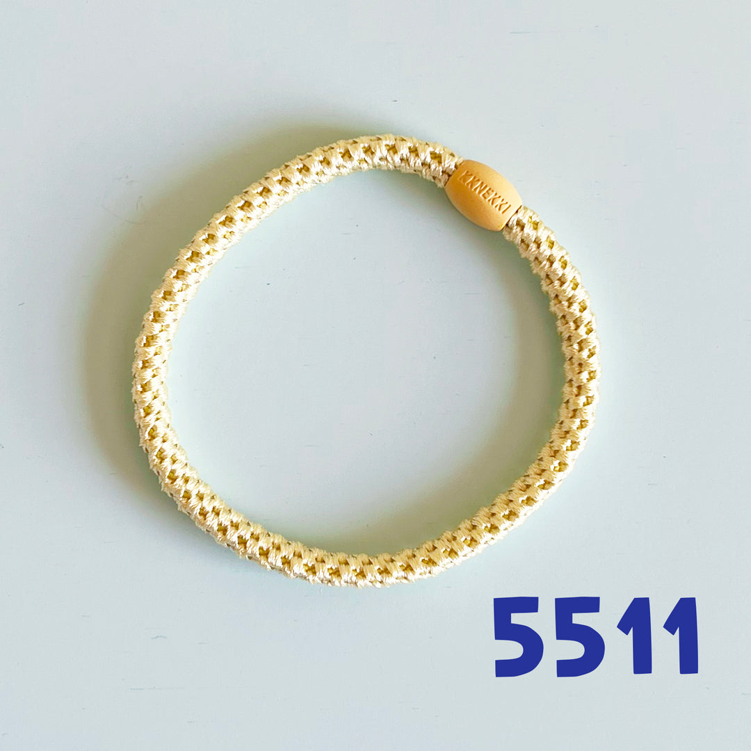 Thin Rainbow Hair Tie Bracelet Singles