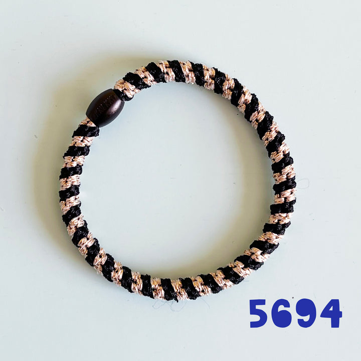 Thin Rainbow Hair Tie Bracelet Singles