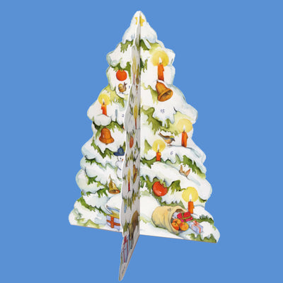 Winter Tree Tabletop Paper Advent Calendar