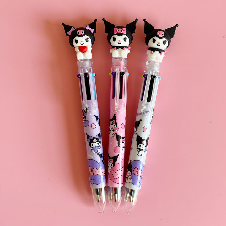 6-Color Sanrio Character Pen