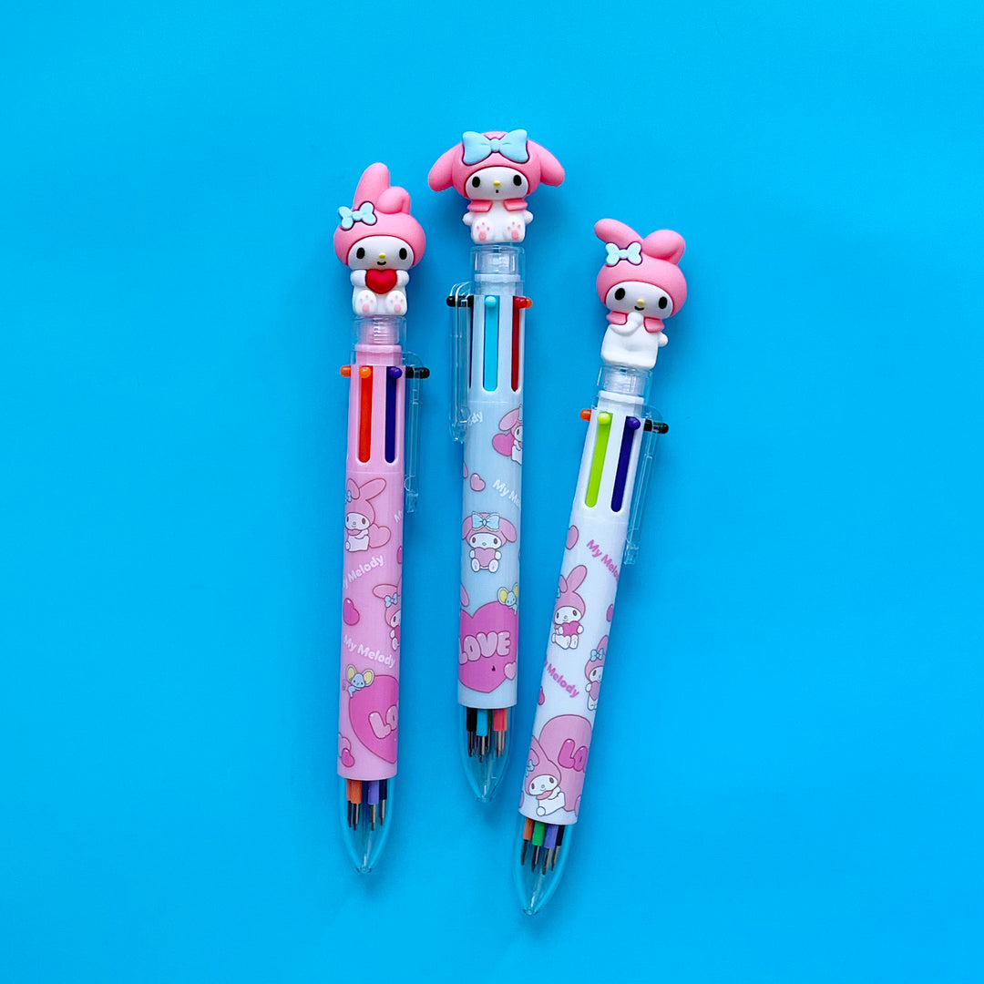 6-Color Sanrio Character Pen