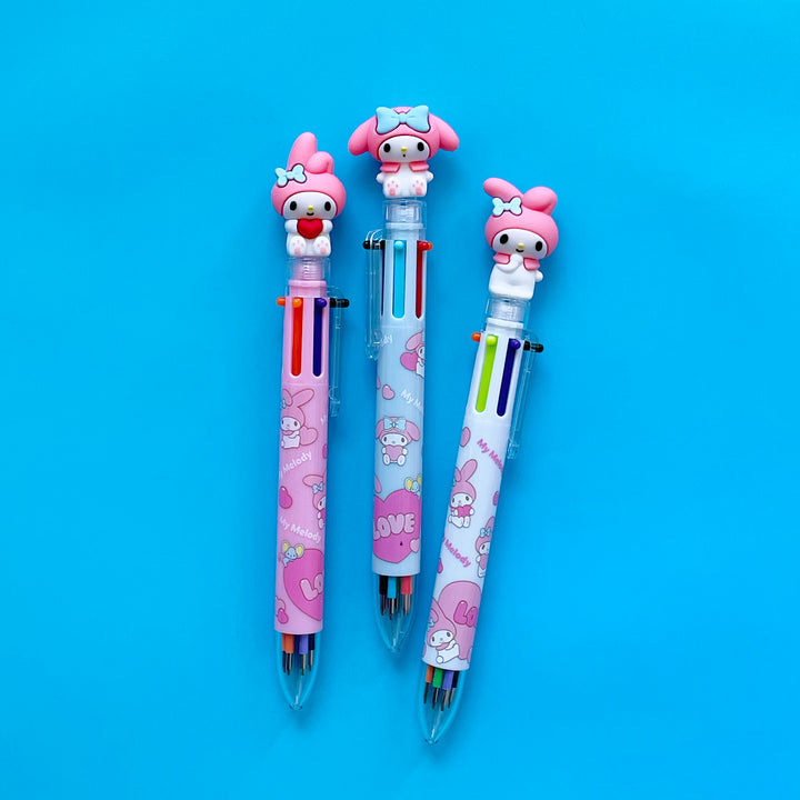 6-Color Sanrio Character Pen