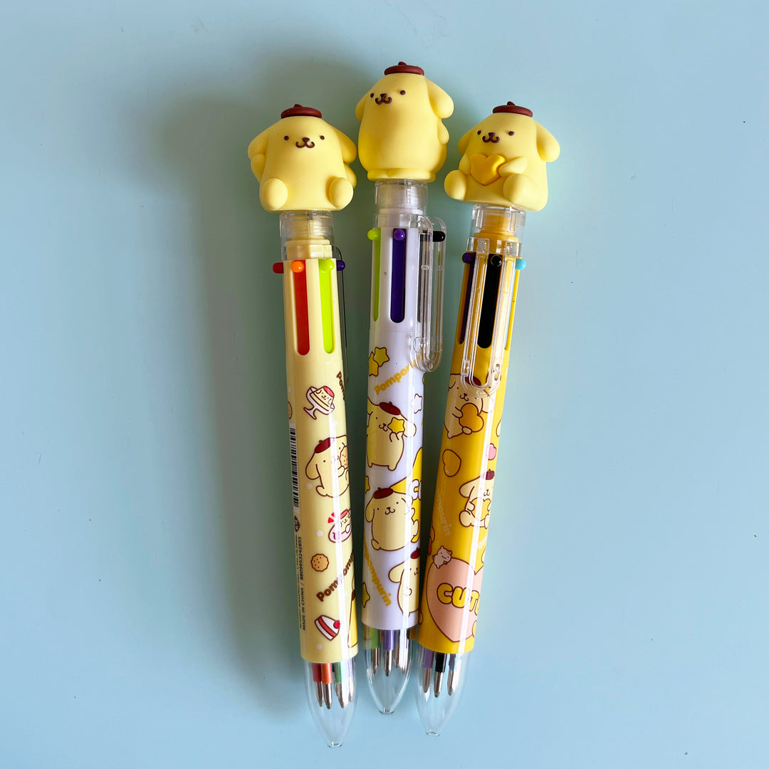 6-Color Sanrio Character Pen