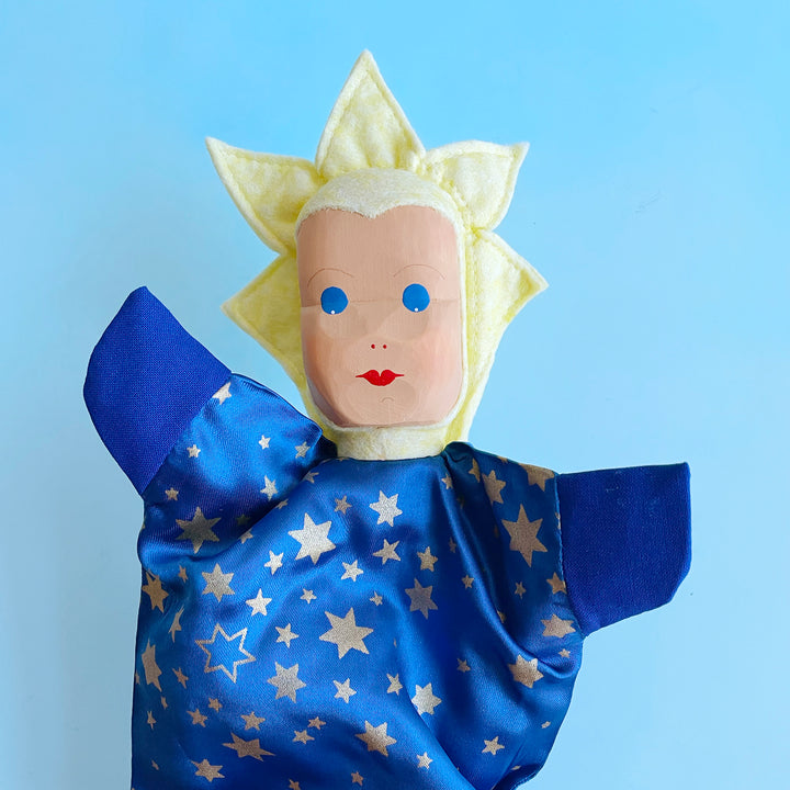 Hand Carved Wooden Star Puppet