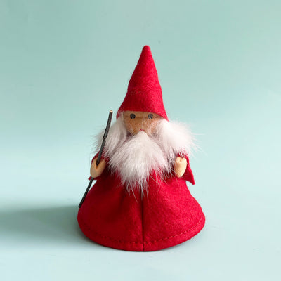 Small Wood Christmas Apple Tomten