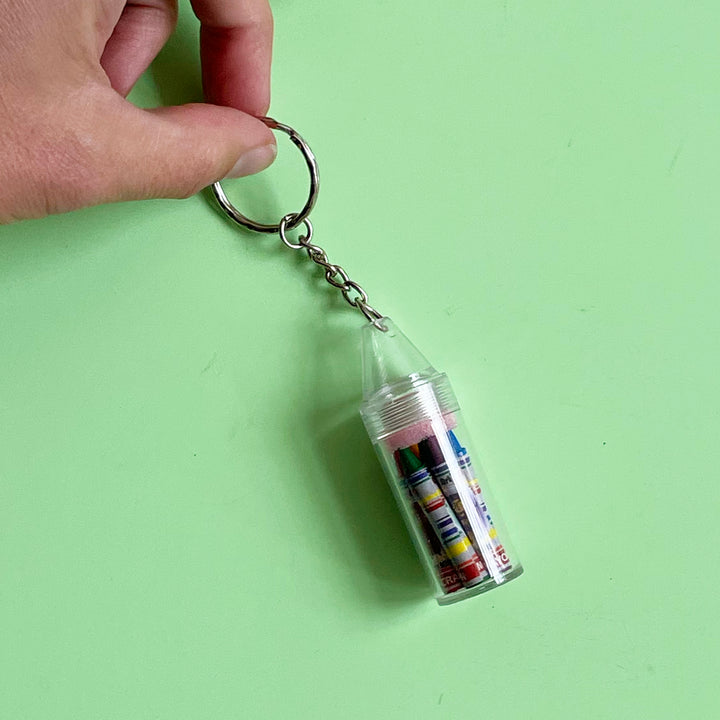 Tiny Mini Crayon Key Chain
