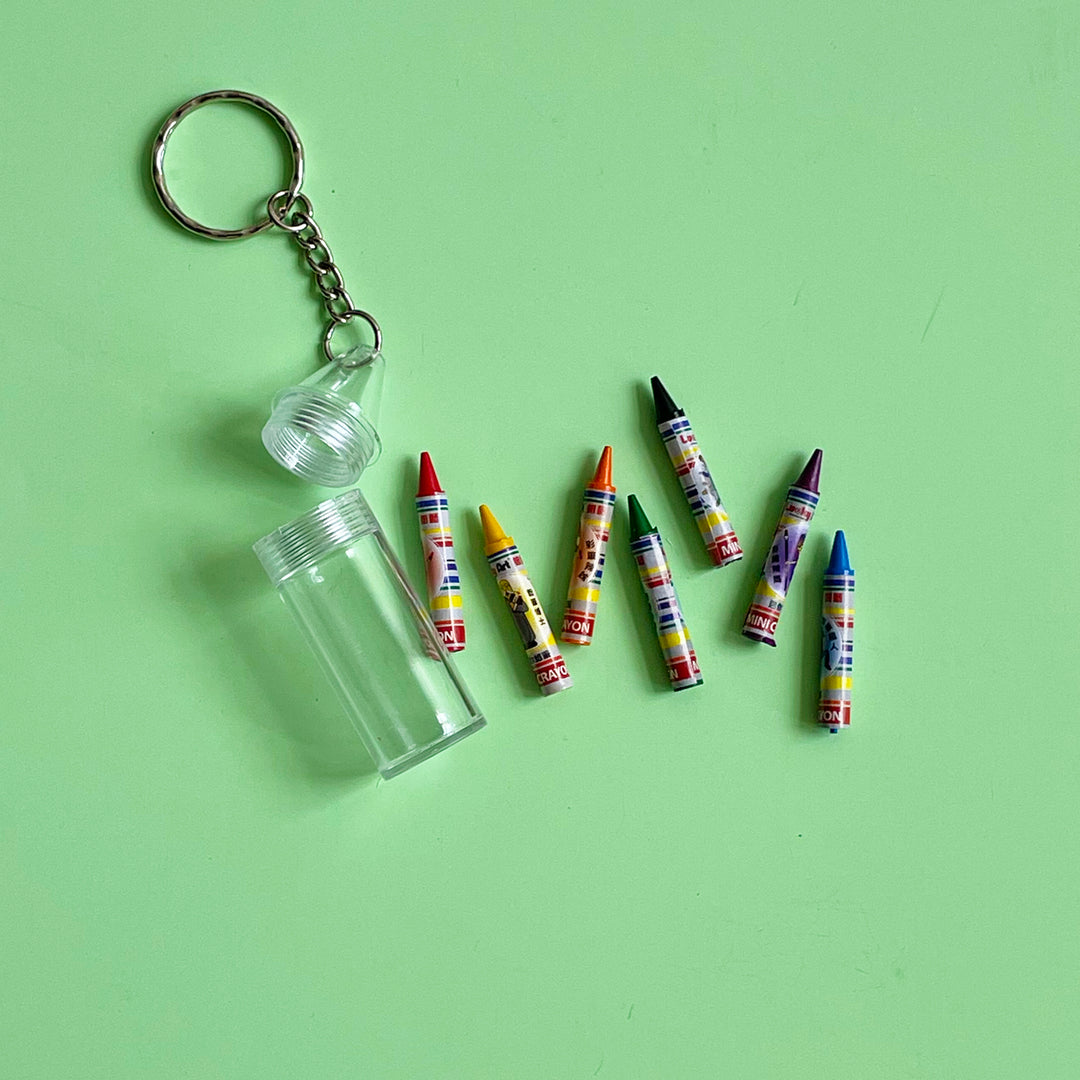 Tiny Mini Crayon Key Chain