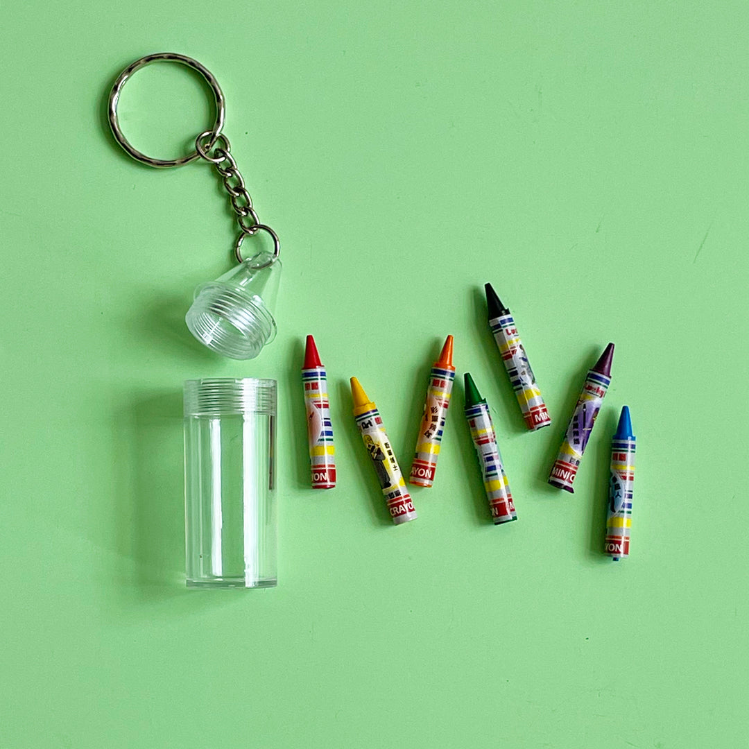 Tiny Mini Crayon Key Chain