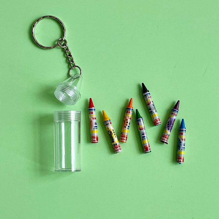 Tiny Mini Crayon Key Chain