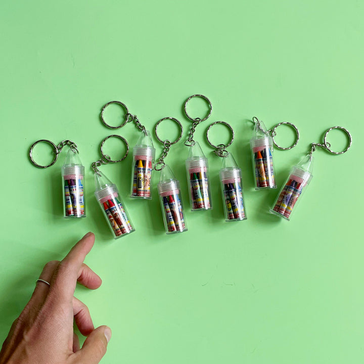 Tiny Mini Crayon Key Chain