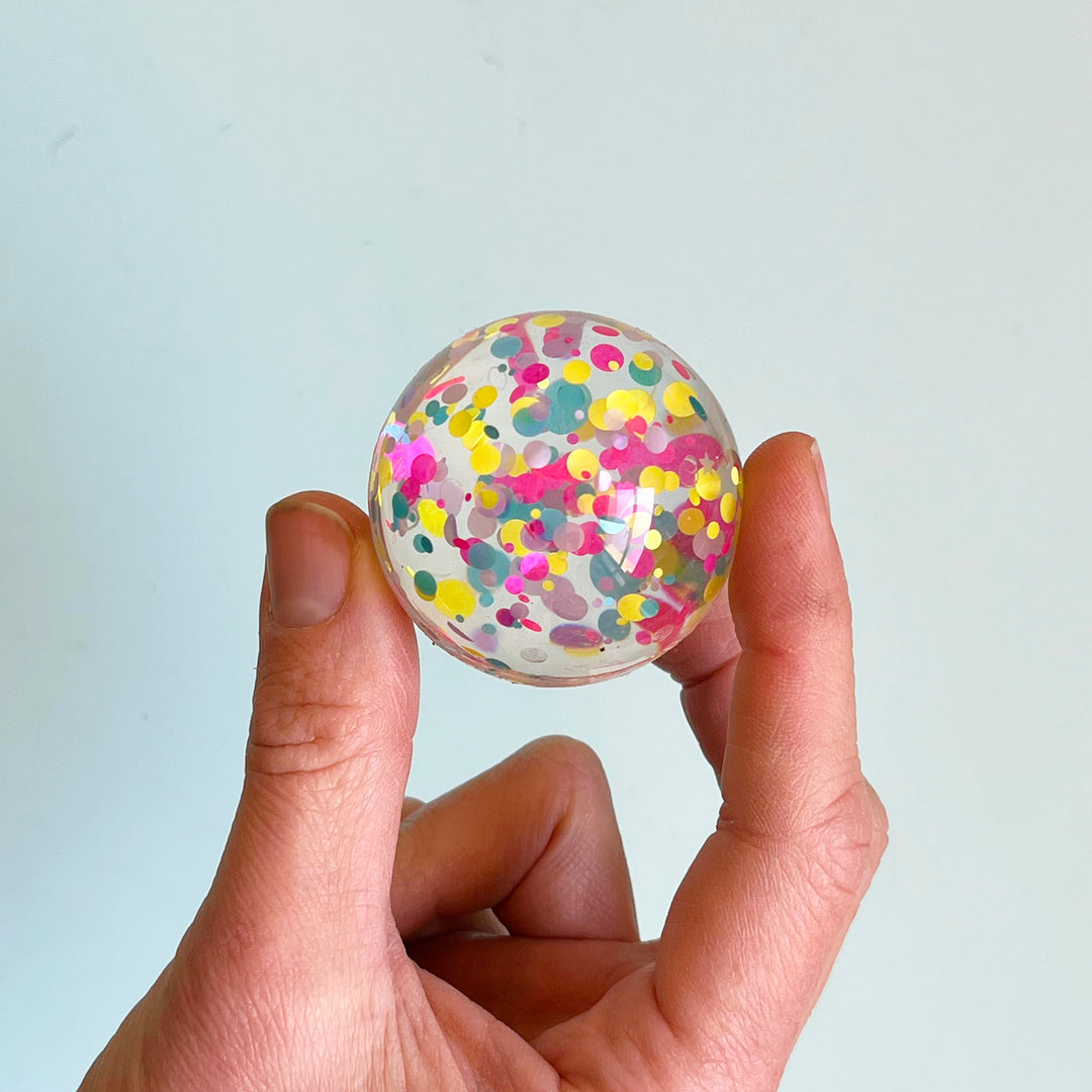 Sparkle Spot Bouncy Ball
