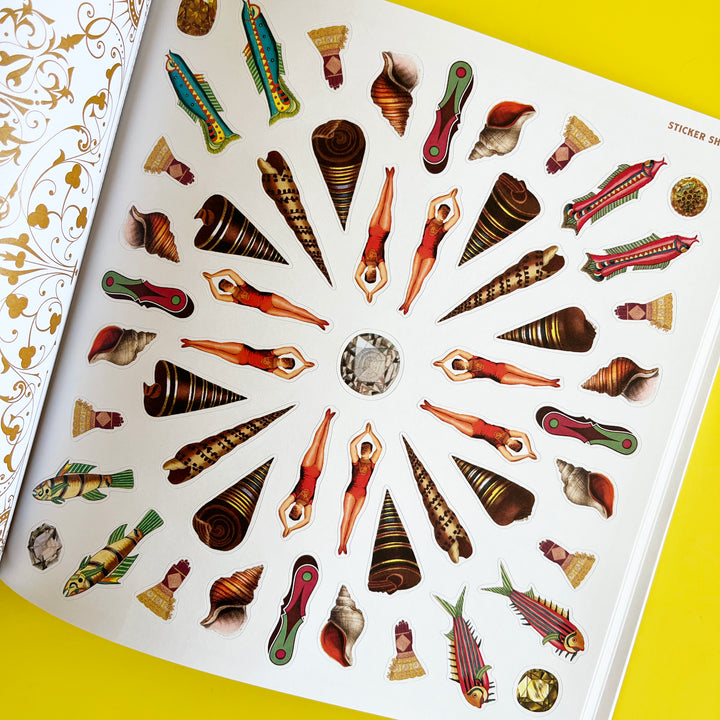 Antiquarian Sticker Book Mandala