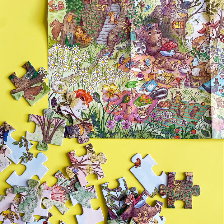 Bear's Picnic: A Brown Bear Wood 100 Piece Puzzle