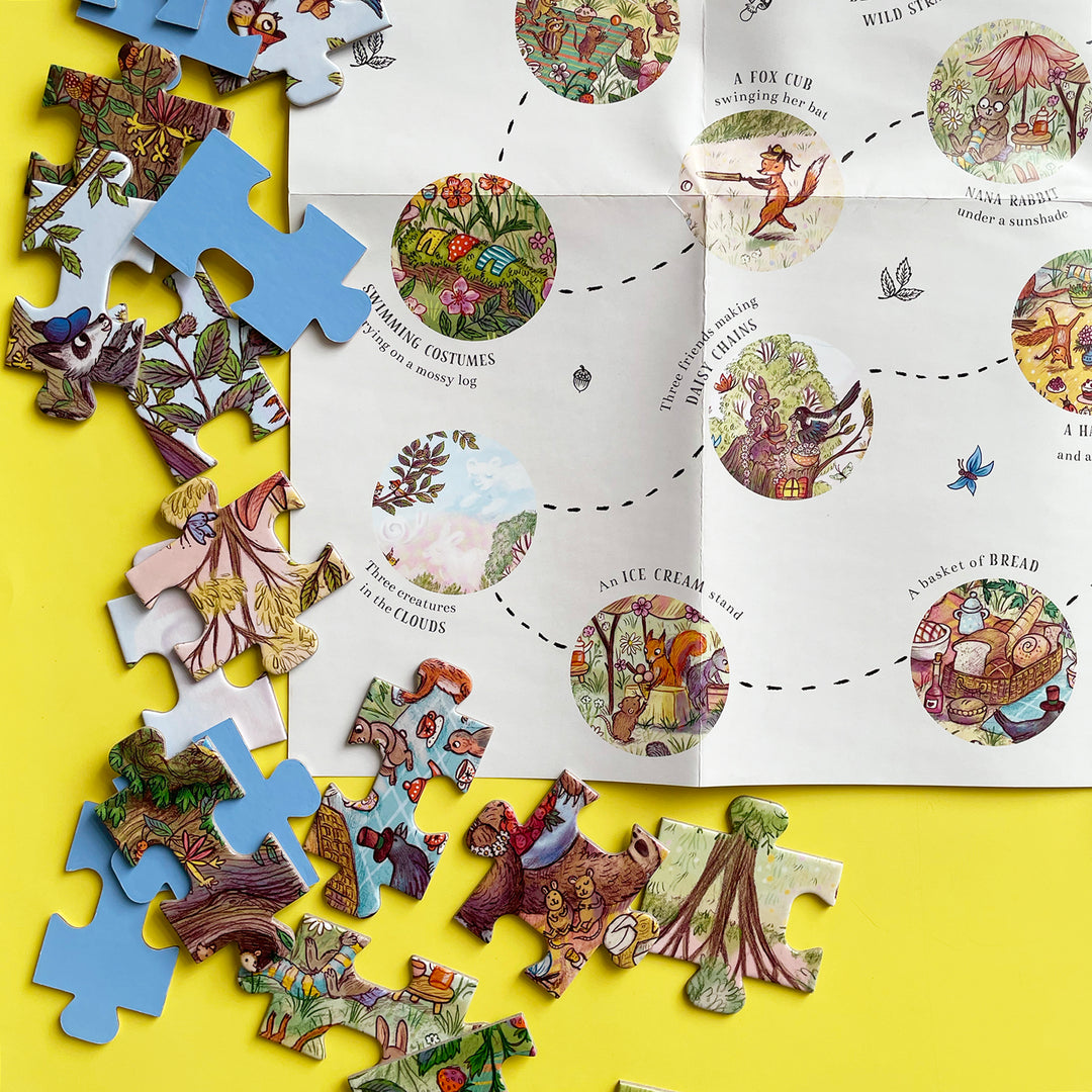 Bear's Picnic: A Brown Bear Wood 100 Piece Puzzle