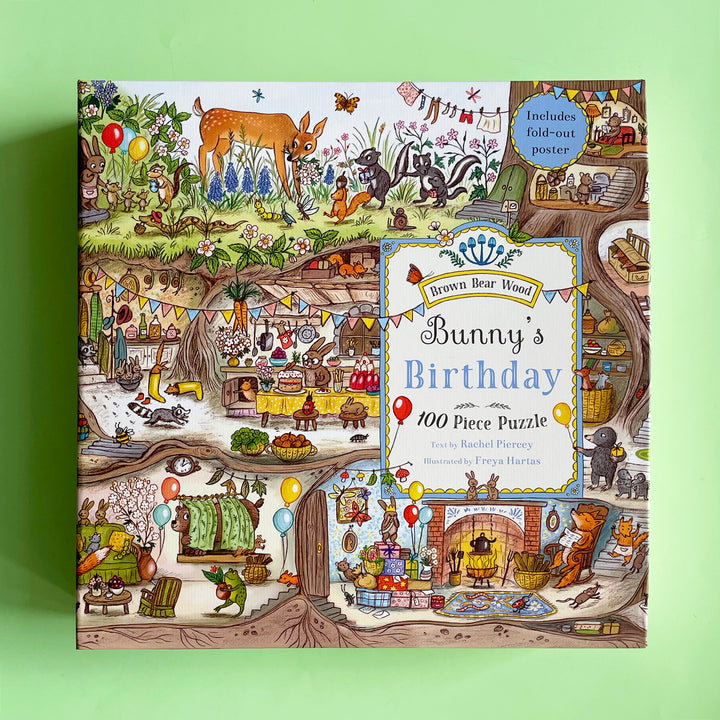 Bunny's Birthday: A Brown Bear Wood 100 Piece Puzzle
