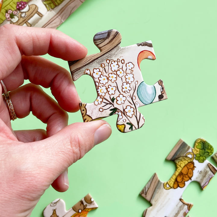 Bunny's Birthday: A Brown Bear Wood 100 Piece Puzzle