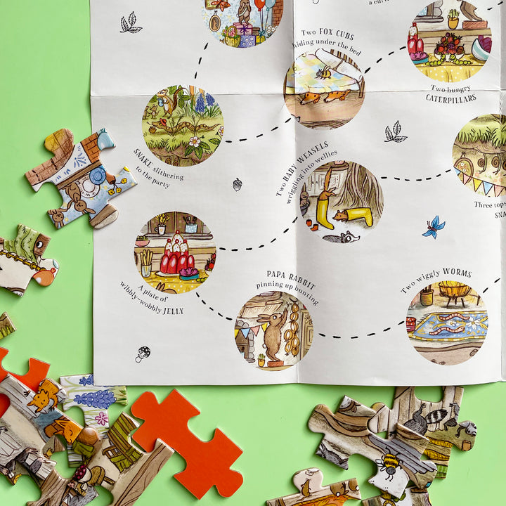 Bunny's Birthday: A Brown Bear Wood 100 Piece Puzzle