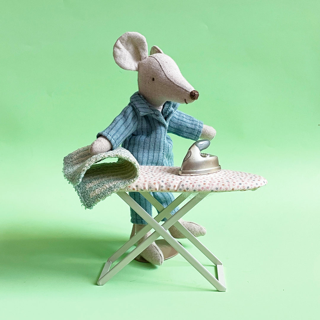 Mini Ironing Board and Iron