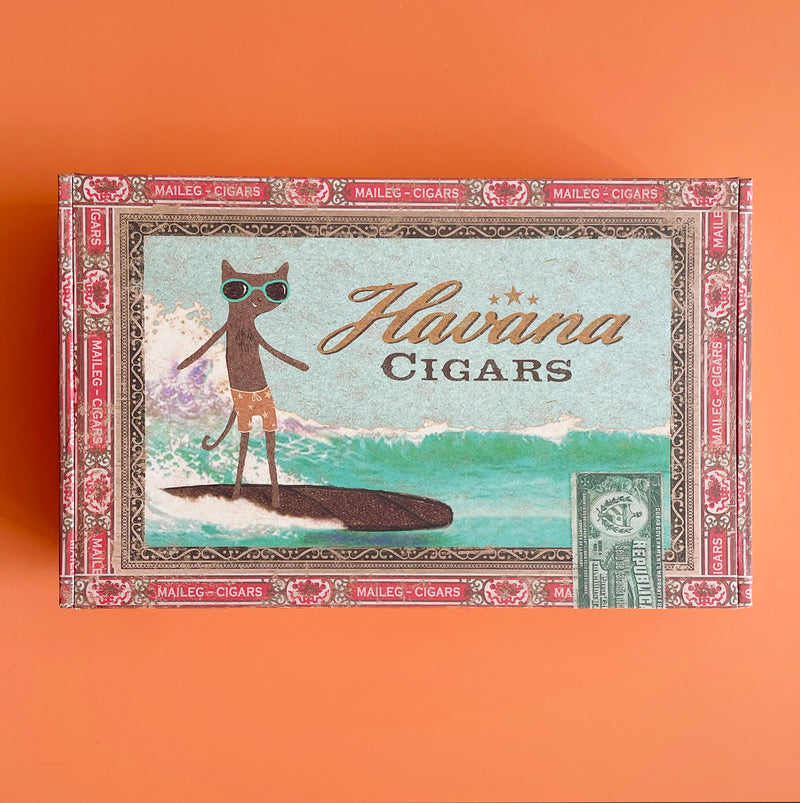 Mum + Dad Mice in a Cigar Box