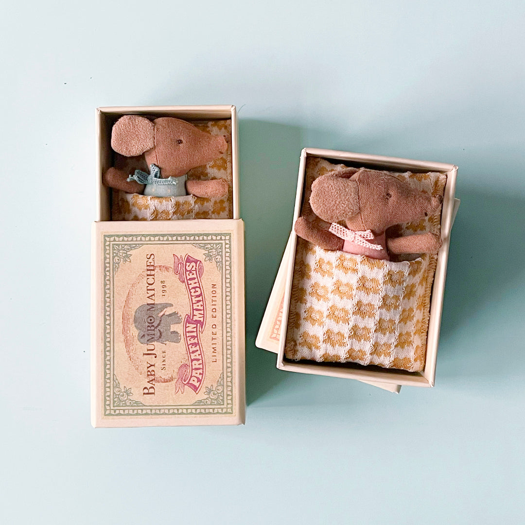 Sleepy Wakey Mouse in a Matchbox
