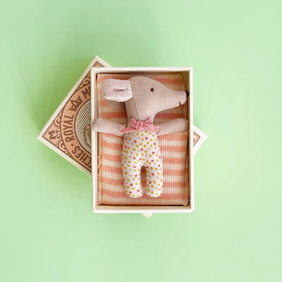 Sleepy Wakey Mouse in a Matchbox