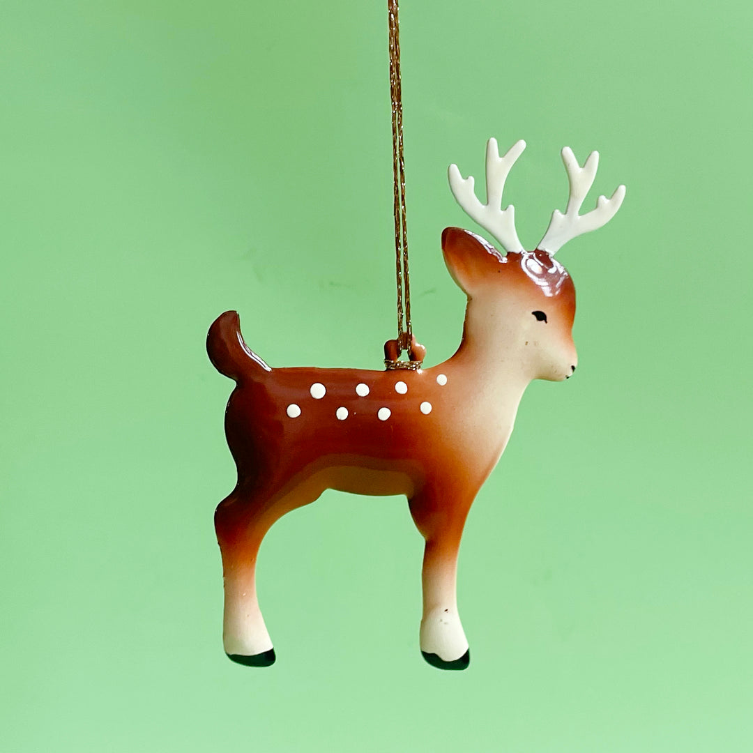 Metal Reindeer Ornaments