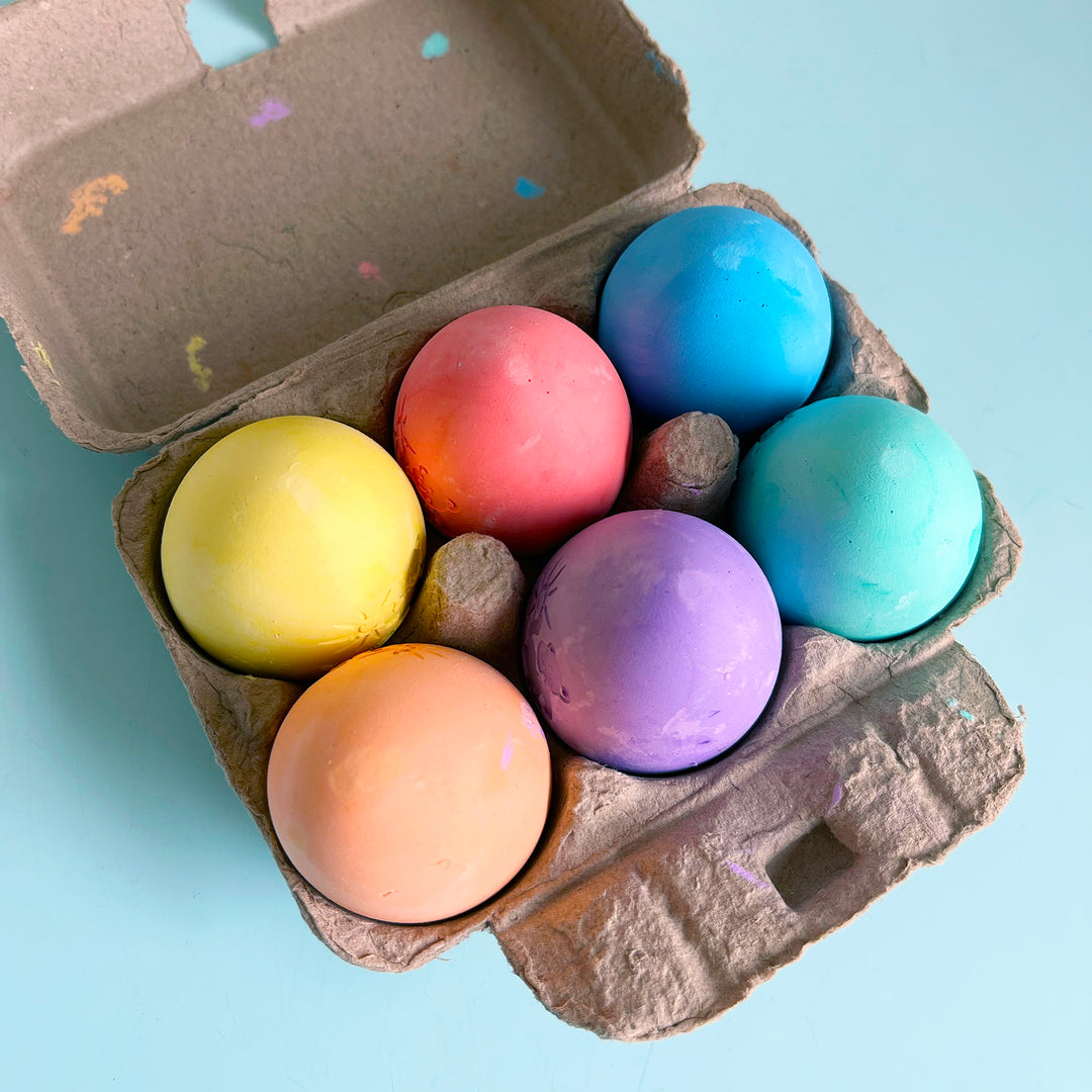 Sidewalk Chalk Eggs