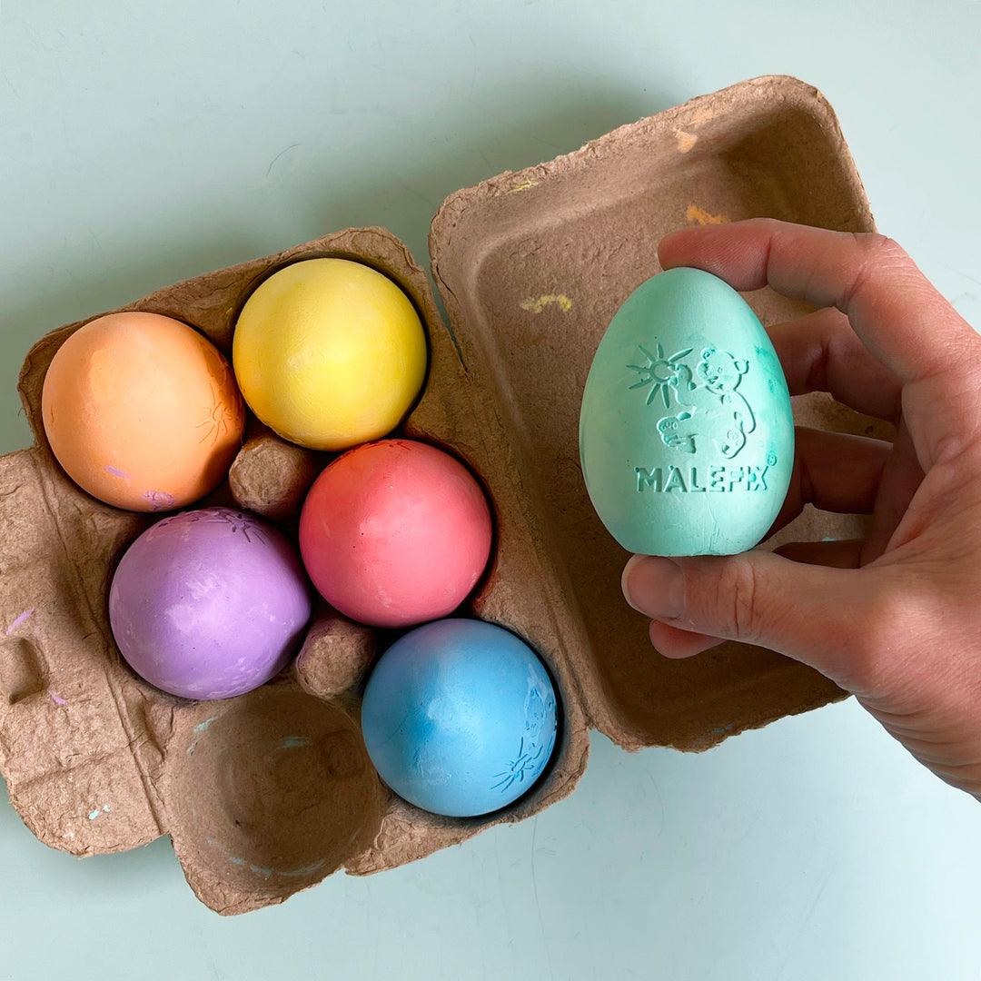 Sidewalk Chalk Eggs