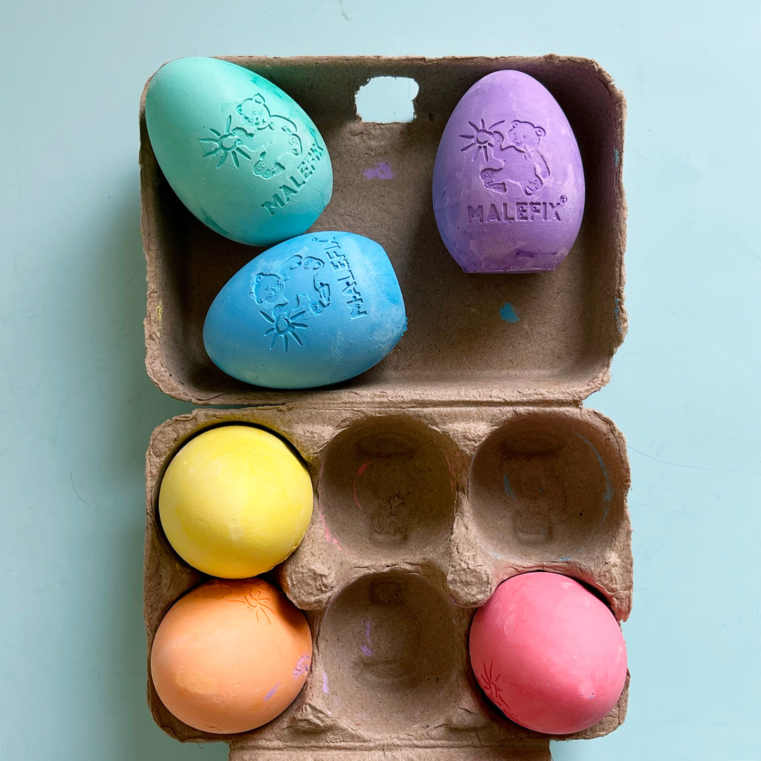 Sidewalk Chalk Eggs