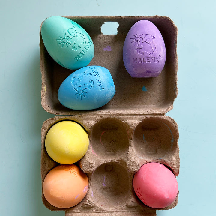 Sidewalk Chalk Eggs