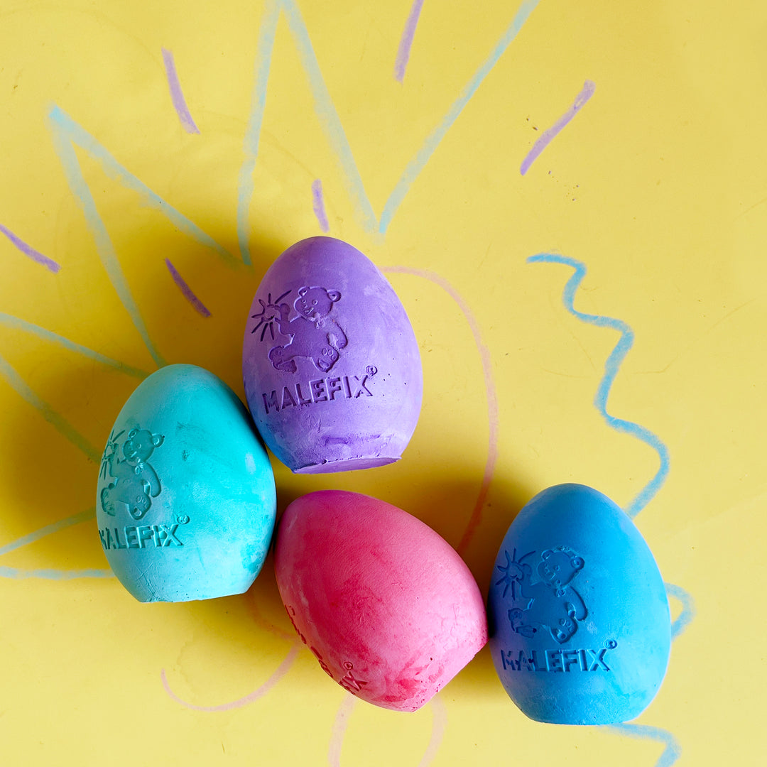 Sidewalk Chalk Eggs
