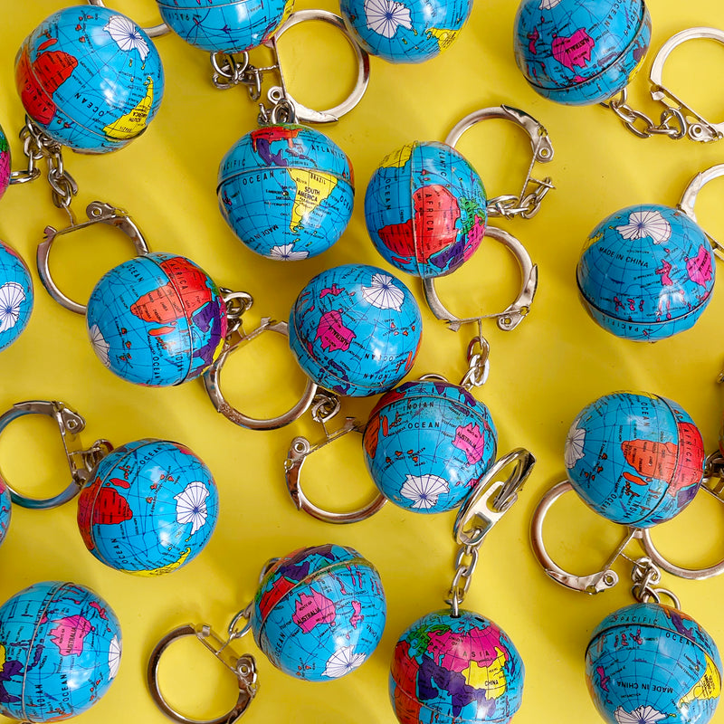 Globe Key Ring