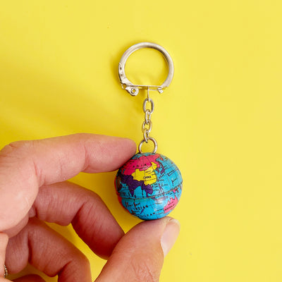 Globe Key Ring