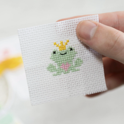 Frog Prince Mini Cross Stitch Kit