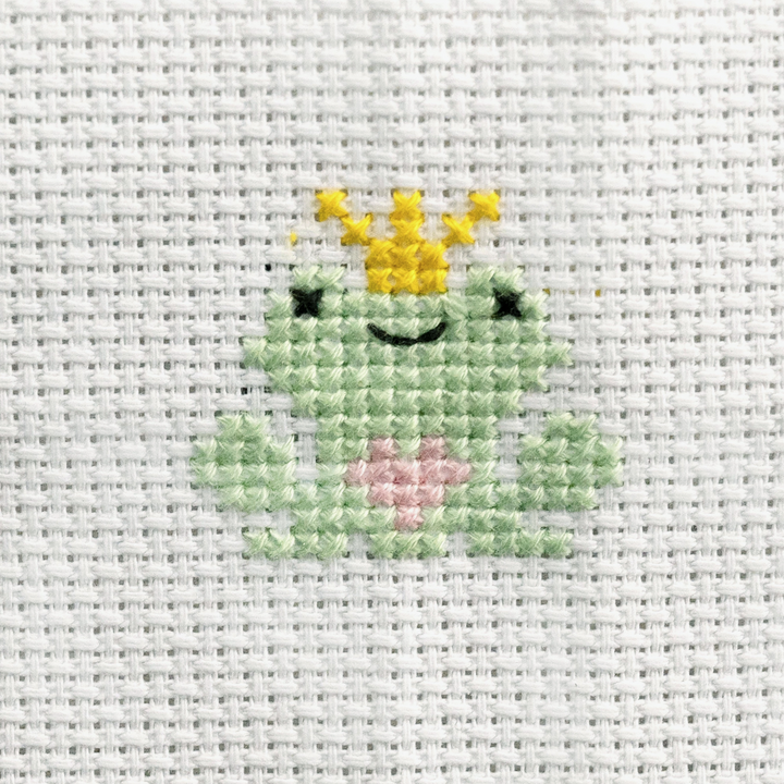 Frog Prince Mini Cross Stitch Kit