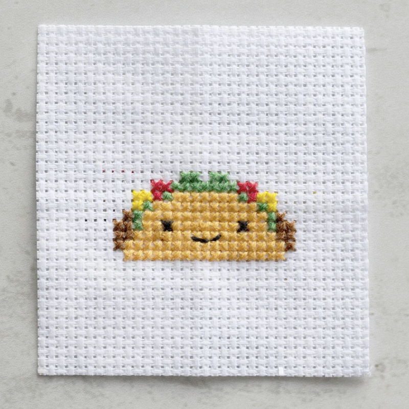 Fast Food Mini Cross Stitch Kit