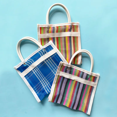 Patterned Party Bag with Gusset