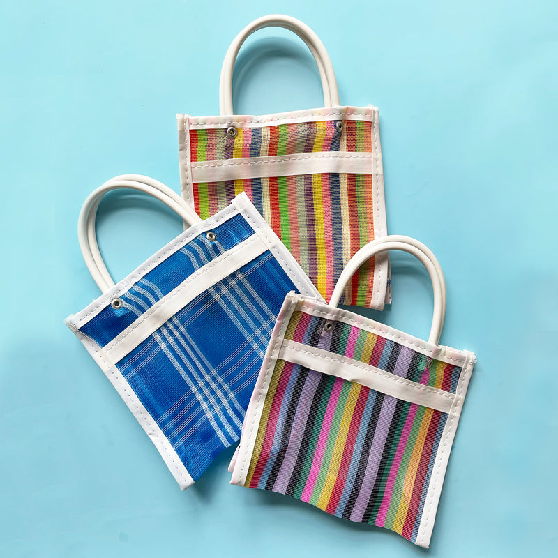 Patterned Party Bag with Gusset