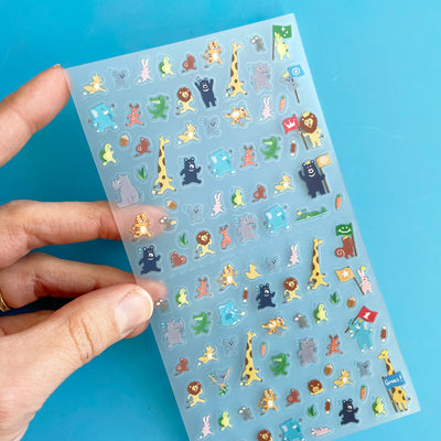 Tiny Animal Calendar Stickers